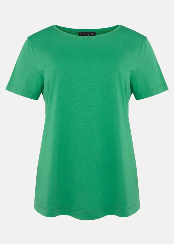 Phase Eight Huntly Stitch Detail TShirt Emerald Women Tops and TShirts