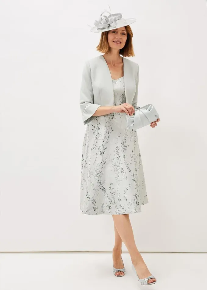 Phase Eight Inez Frill Cuff Occasion Jacket Eau De Nil Women Coats