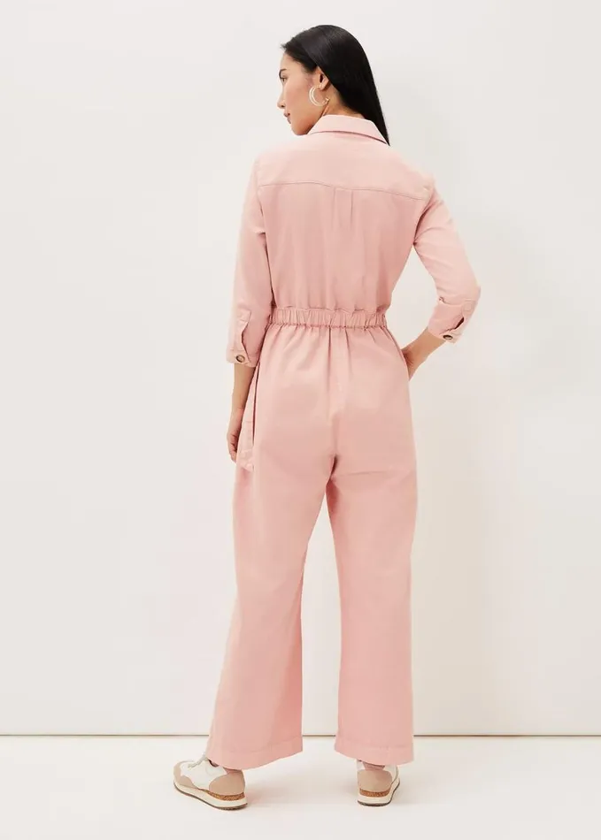Phase Eight Jarah Denim Jumpsuit Rose Women Dresses