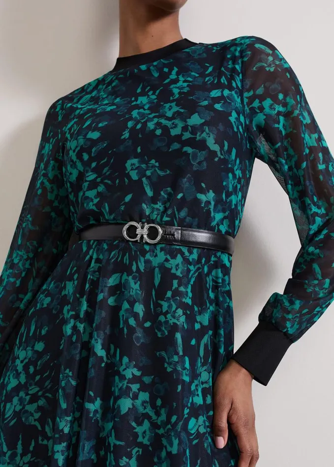 Phase Eight Jinny Floral Dress Green Women Dresses