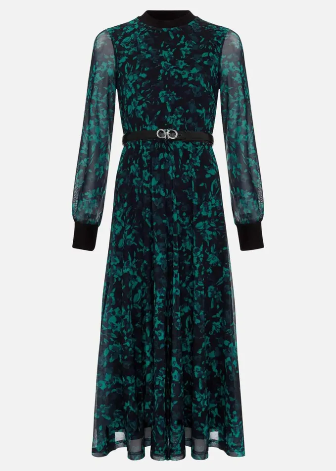 Phase Eight Jinny Floral Dress Green Women Dresses