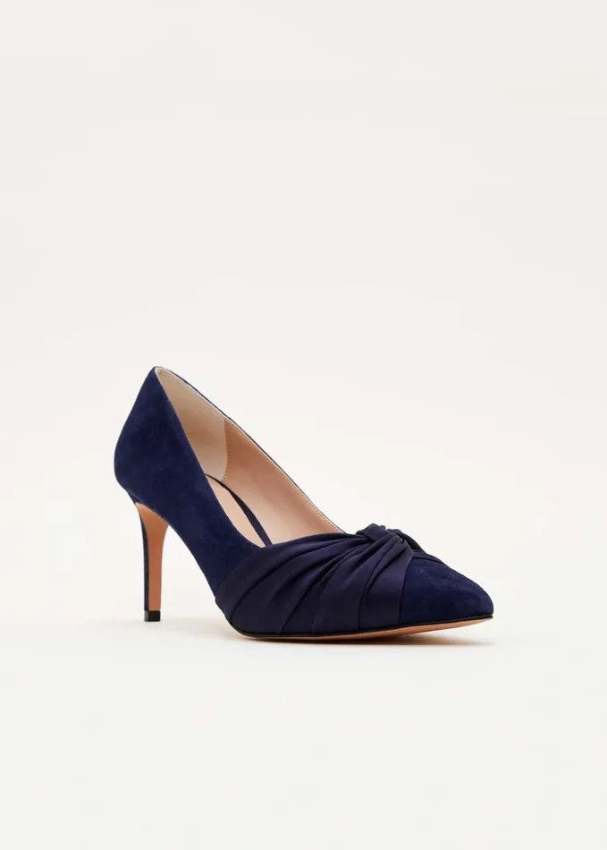 Phase Eight Kendal Court Shoe Navy Women Occasion Shoes