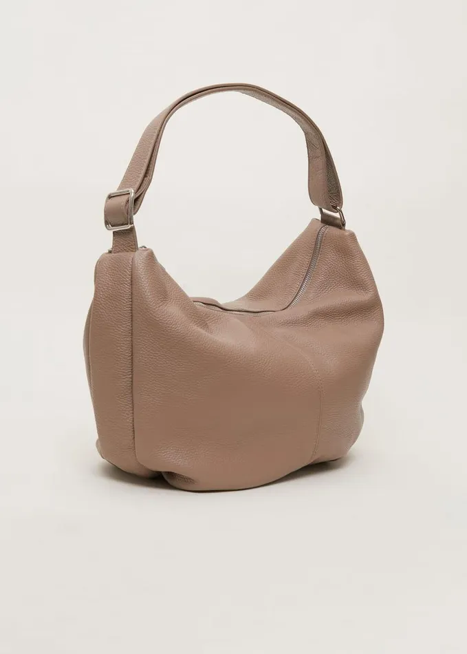 Phase Eight Leather Shopper Bag Putty White Women Bags and Clutches