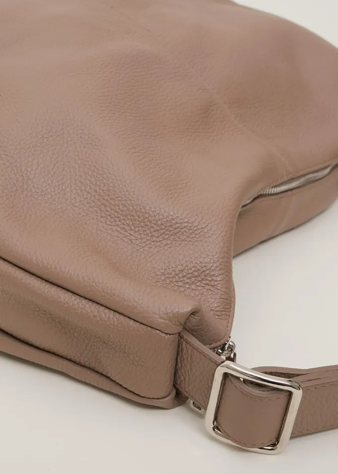 Phase Eight Leather Shopper Bag Putty White Women Bags and Clutches