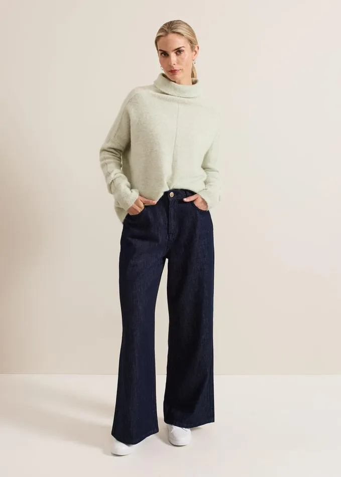 Phase Eight Liana Dark Wash Wide Leg Jean Dark Wash Women Trousers