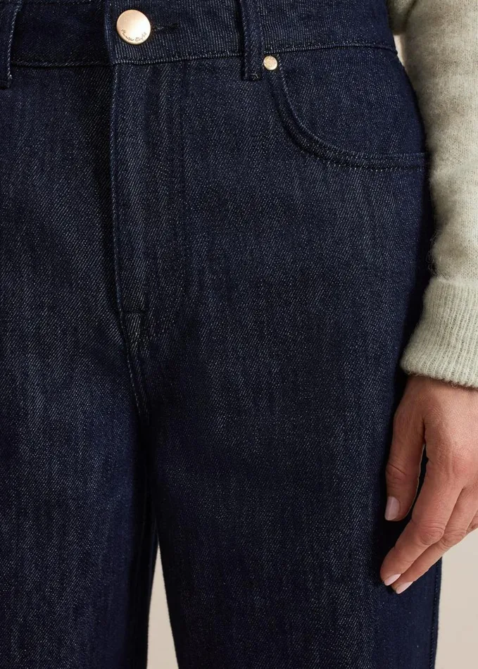 Phase Eight Liana Dark Wash Wide Leg Jean Dark Wash Women Trousers