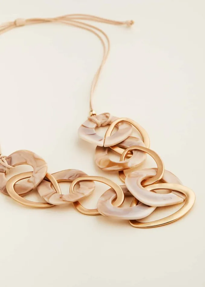Phase Eight Maxi Resin Necklace Neutral Women Jewellery