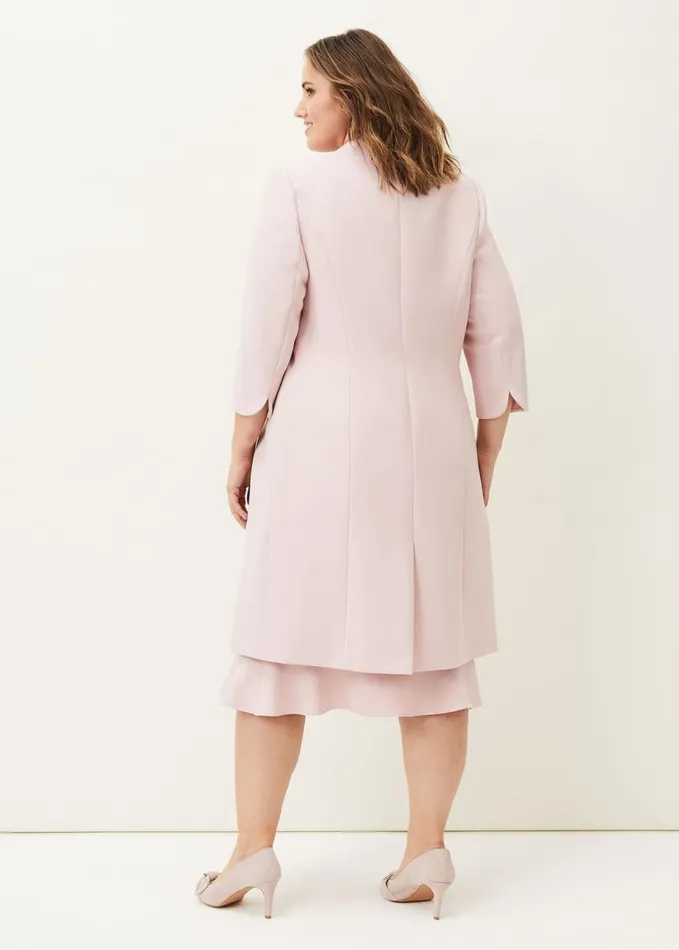 Phase Eight Melissa Longline Occasion Jacket Pearl Women Jackets