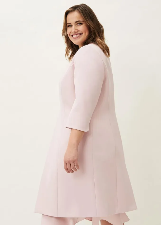 Phase Eight Melissa Longline Occasion Jacket Pearl Women Jackets