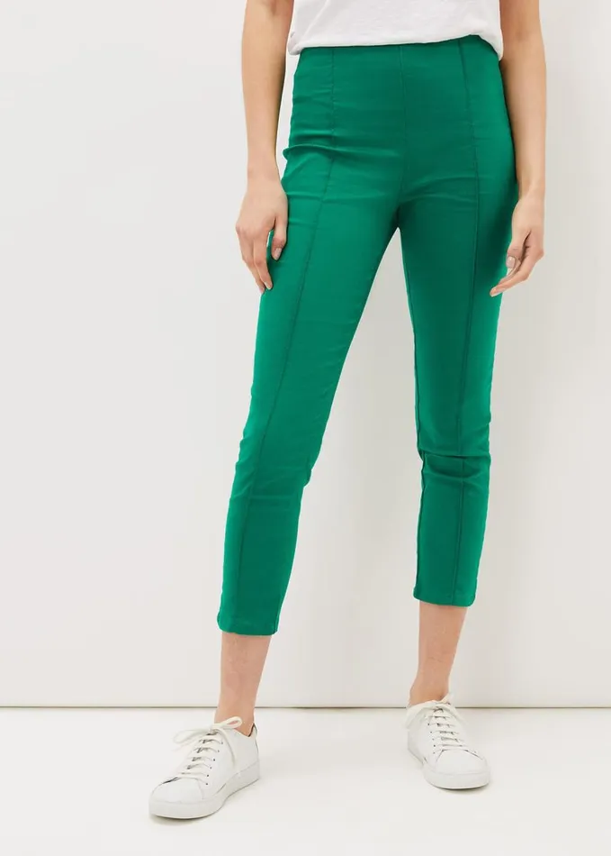 Phase Eight Miah Cropped Jegging Green Women Trousers