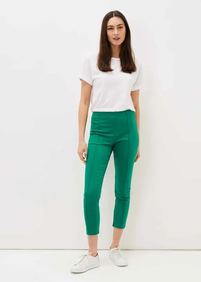 Phase Eight Miah Cropped Jegging Green Women Trousers