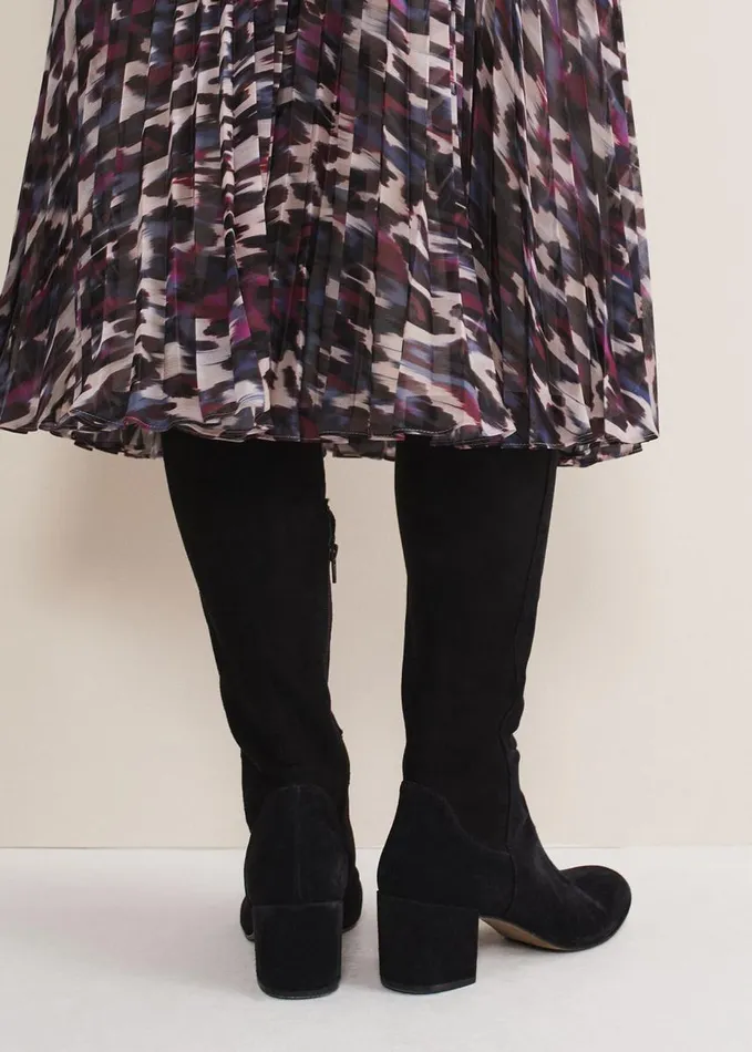 Phase Eight Milly Knee High Boots Black Women Boots