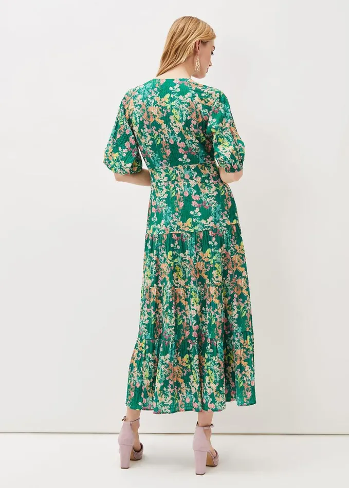 Phase Eight Morven Wrap Maxi Dress Grass Greenmulti Women Dresses