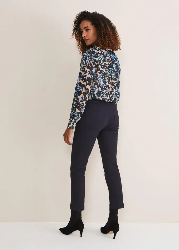 Phase Eight Ocha Straight Leg Jeans Dark Indigo Women Trousers