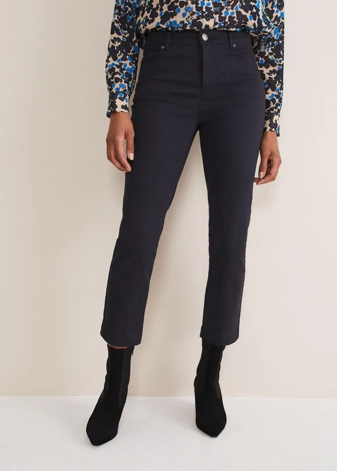 Phase Eight Ocha Straight Leg Jeans Dark Indigo Women Trousers