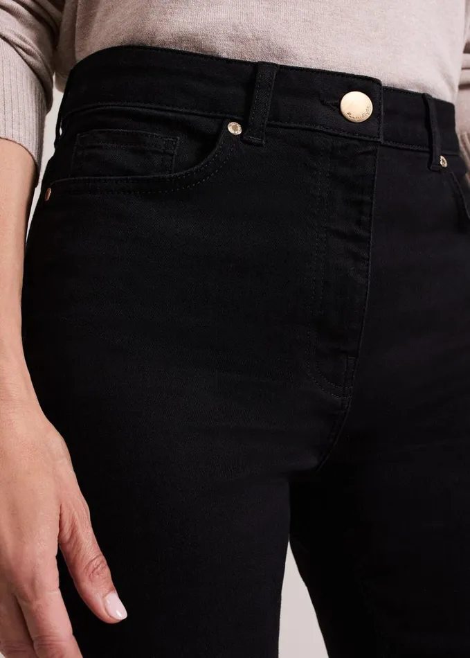 Phase Eight Olivia Bootcut Jean Black Women Jeans
