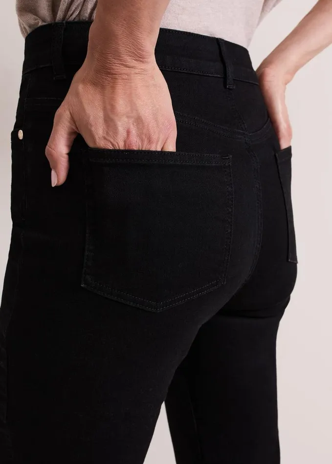 Phase Eight Olivia Bootcut Jean Black Women Jeans