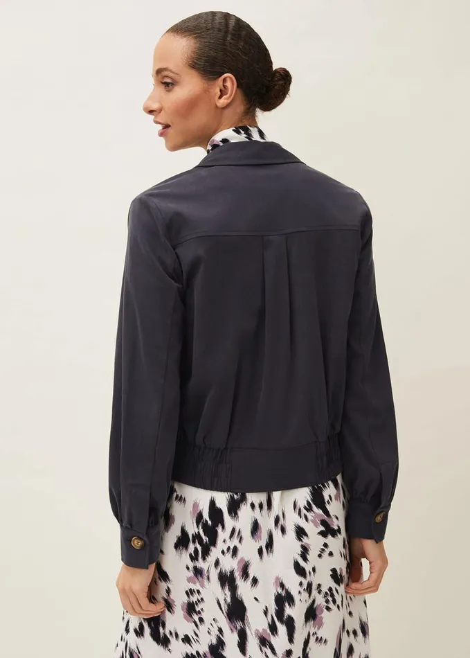 Phase Eight Pandora Shacket Carbon Women Jackets