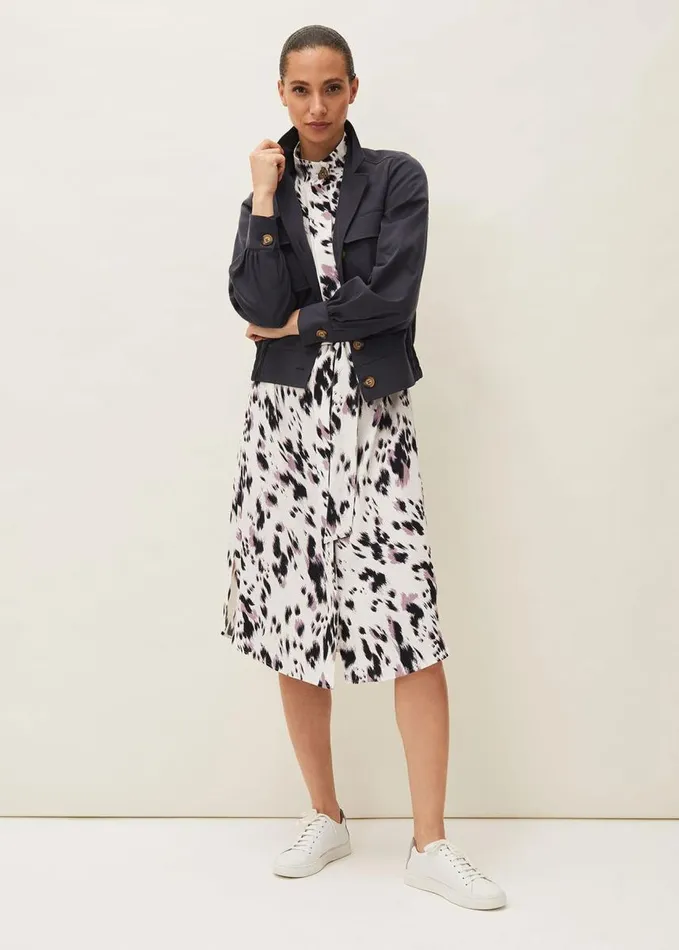 Phase Eight Pandora Shacket Carbon Women Jackets