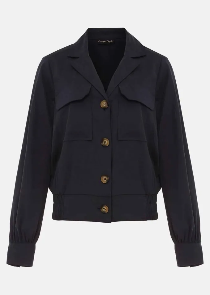 Phase Eight Pandora Shacket Carbon Women Jackets