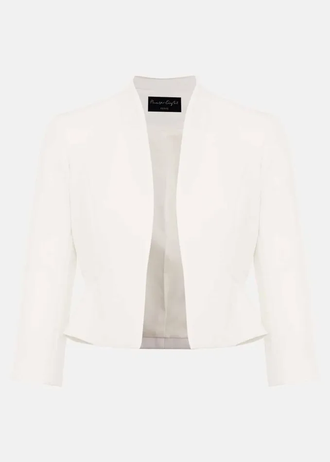 Phase Eight Petite Daisy Jacket Ivory Women Jackets