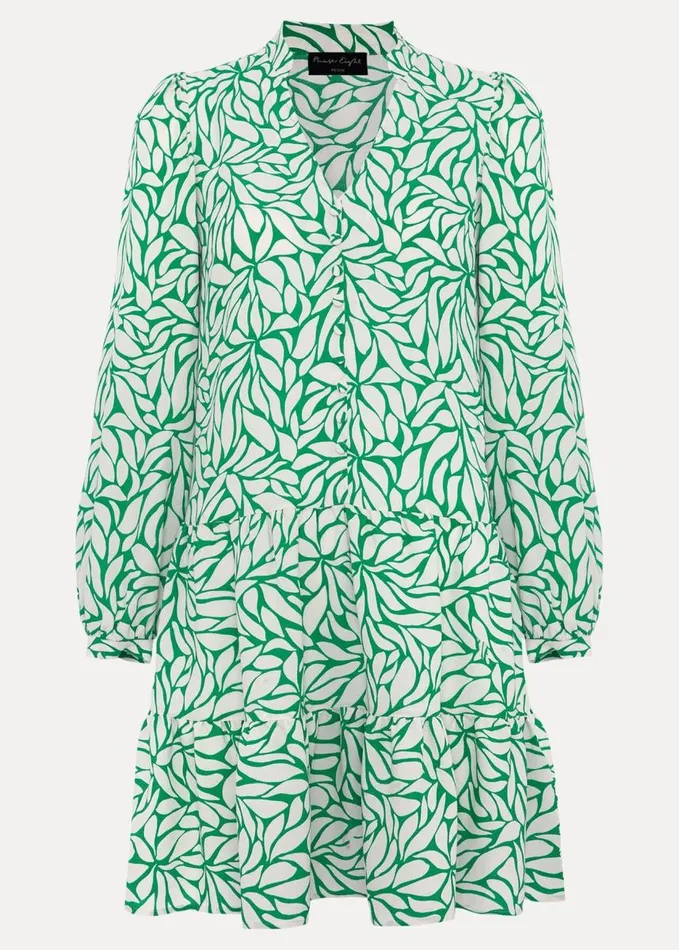 Phase Eight Petite Penele Swing Dress Green Women Dresses