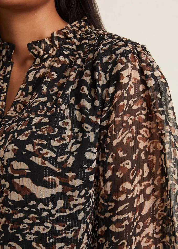 Phase Eight Petite Shreya Leopard Swing Dress Neutral Women Dresses