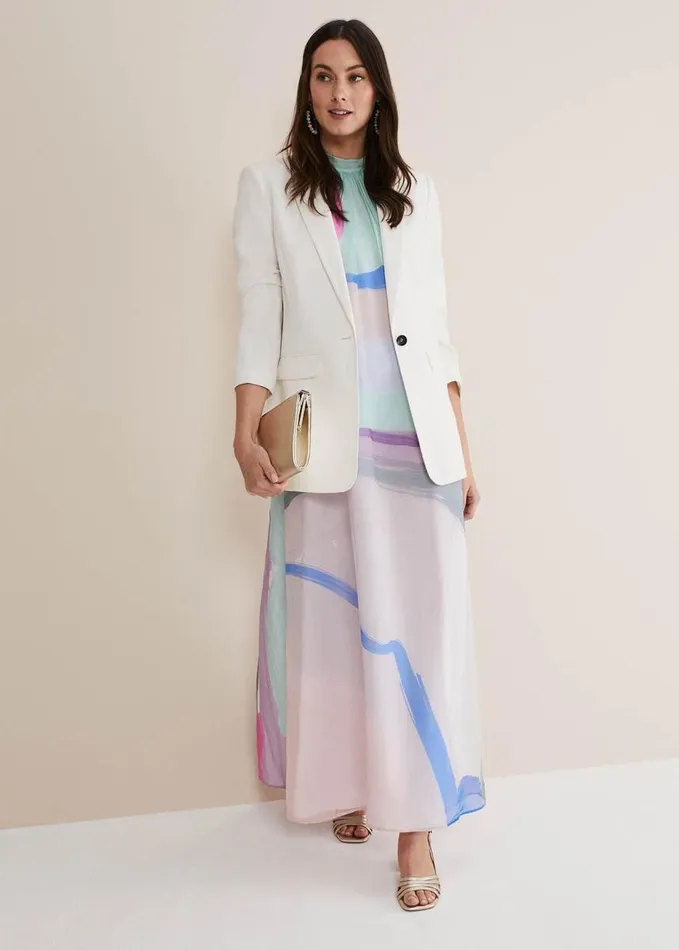 Phase Eight Ronnie Abstract Maxi Dress Multicoloured Women Dresses
