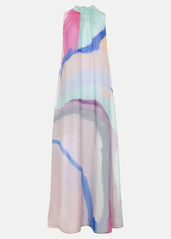 Phase Eight Ronnie Abstract Maxi Dress Multicoloured Women Dresses