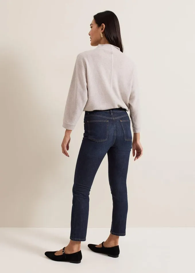 Phase Eight Sara Slim Leg Jeans Dark Wash Women Jeans