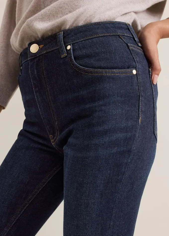 Phase Eight Sara Slim Leg Jeans Dark Wash Women Jeans