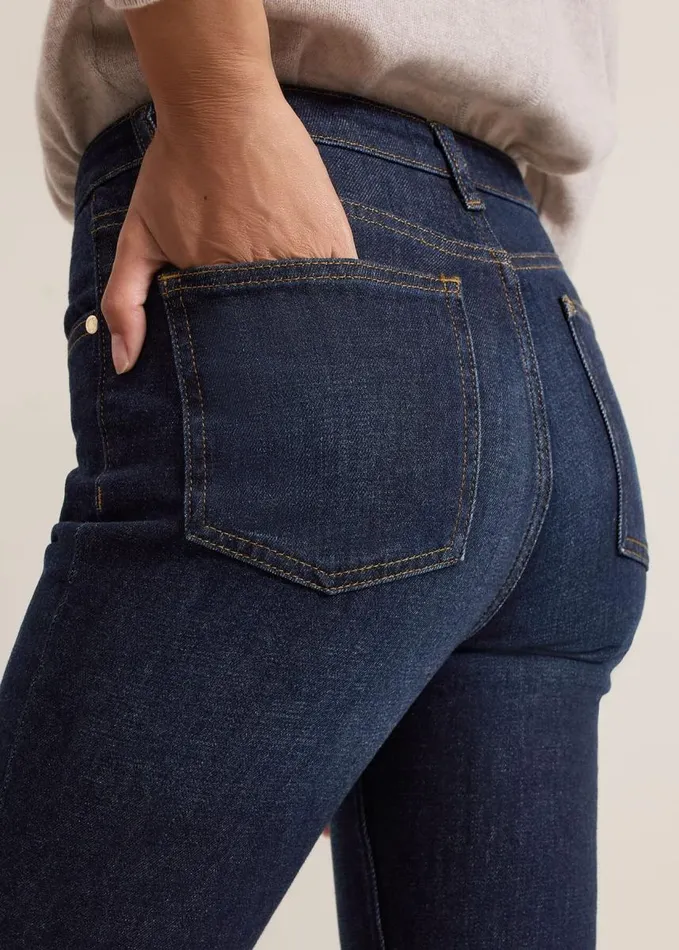 Phase Eight Sara Slim Leg Jeans Dark Wash Women Jeans