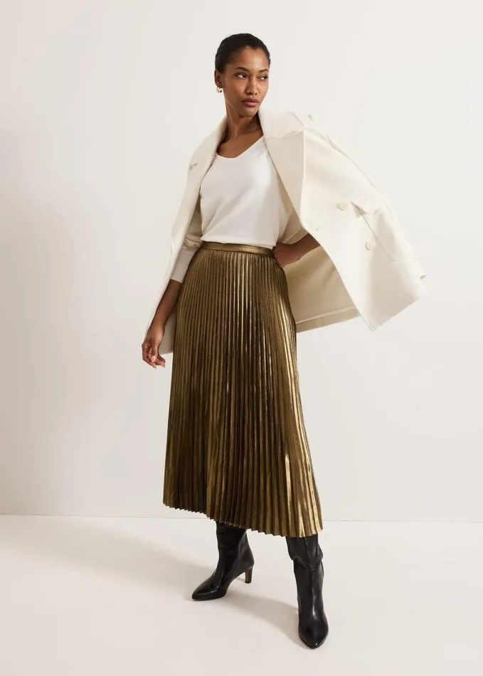 Phase Eight Senita Fine Knit Jumper Winter White Women Knitwear