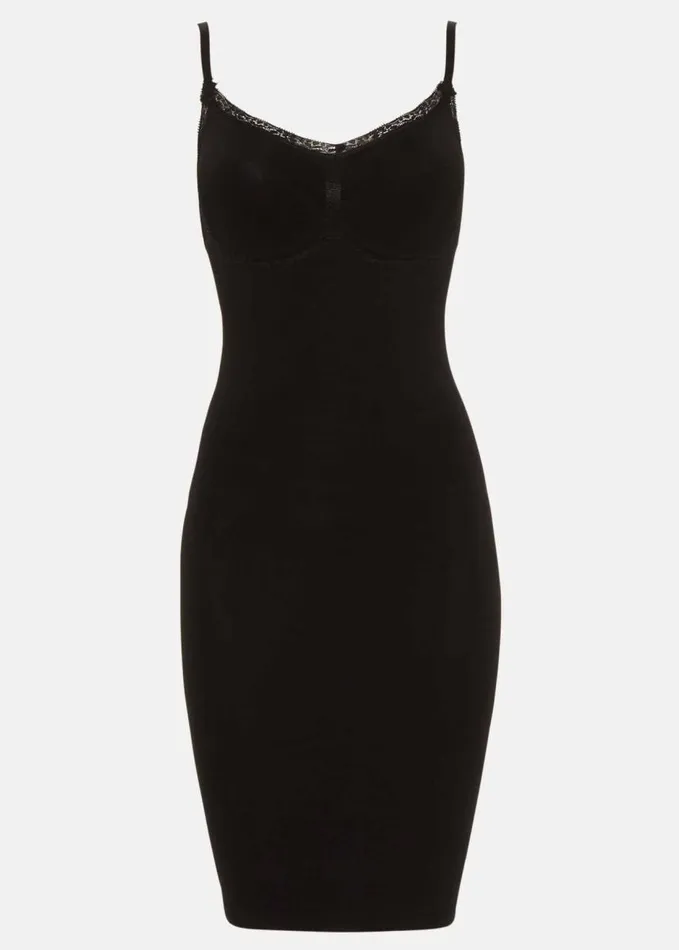 Phase Eight Silhouette Seamless Dress Black Women Dresses