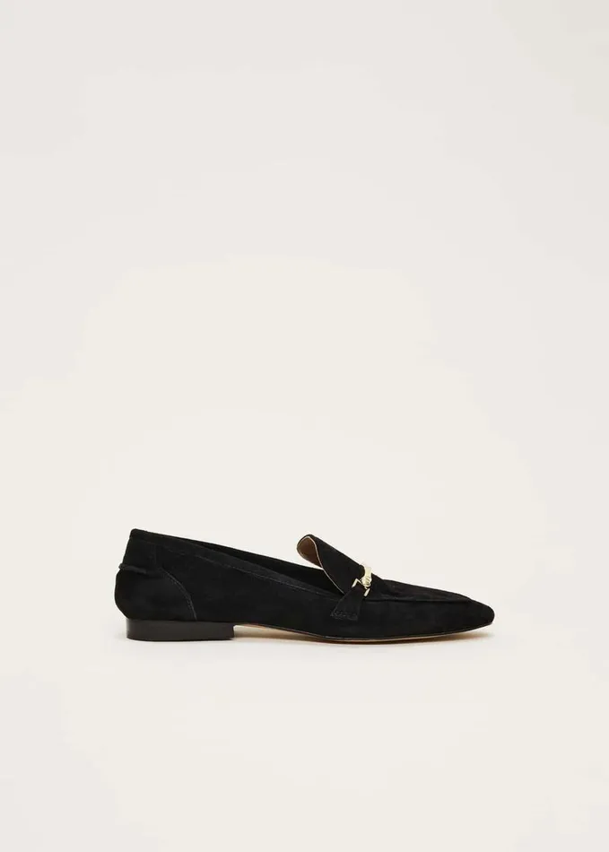 Phase Eight Smart Trim Loafer Black Women Flats