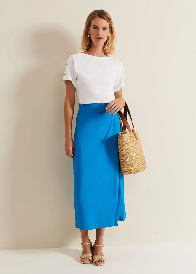 Phase Eight Suzie Button Detail Top White Women Shirts and Blouses