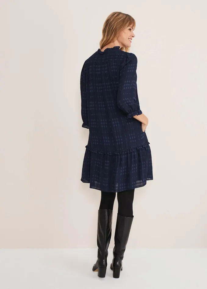 Phase Eight Tansy Swing Dress Teal Women Dresses