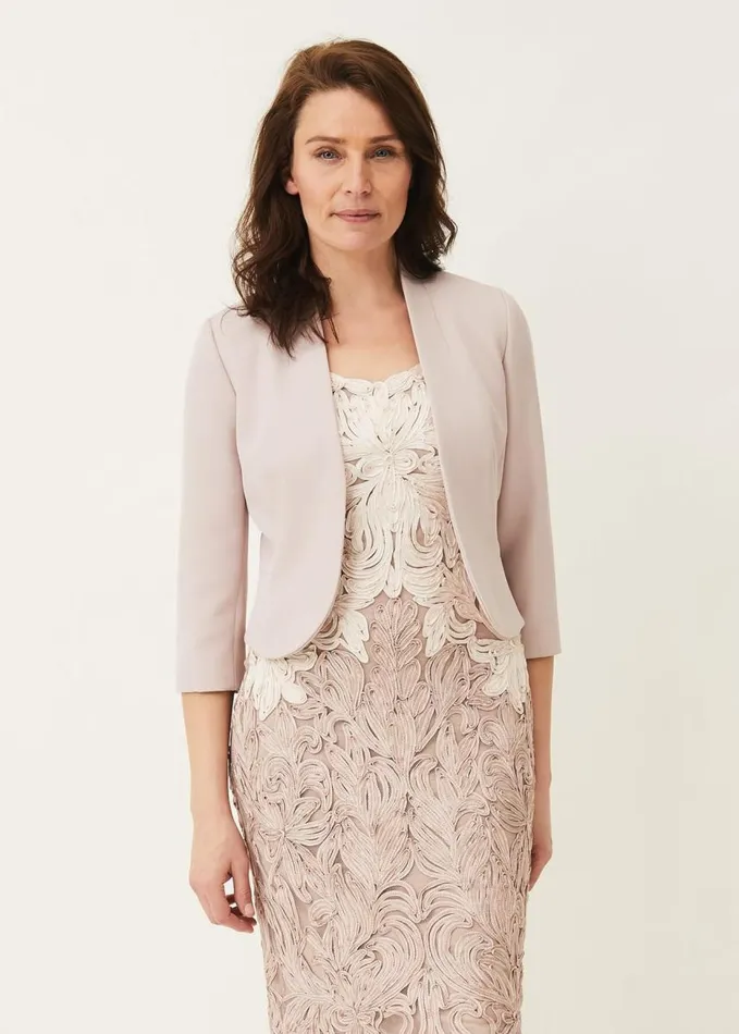 Phase Eight Taylor Occasion Jacket Taupe Women Jackets