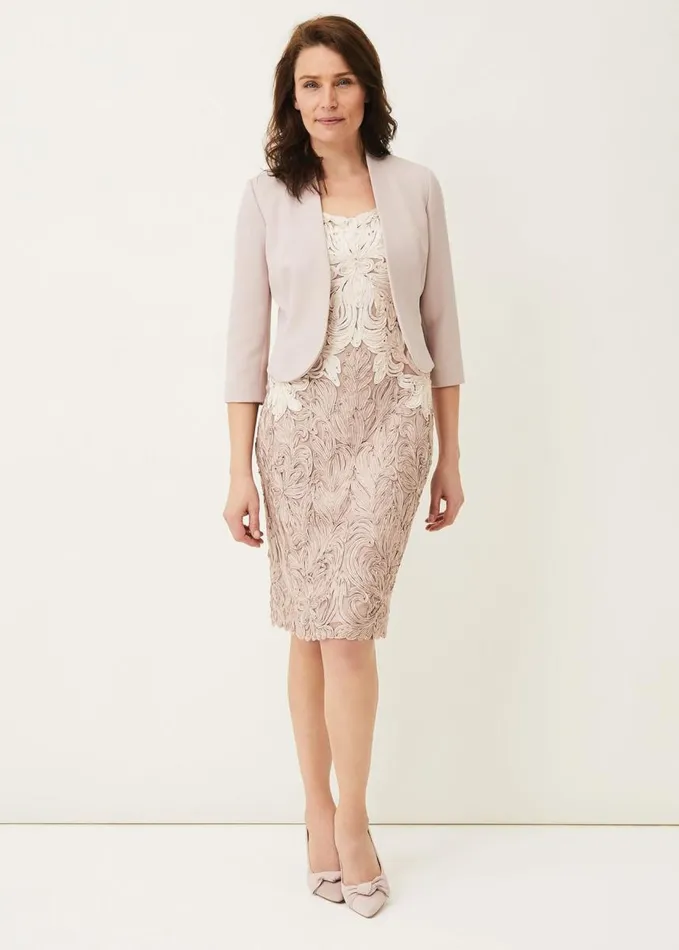 Phase Eight Taylor Occasion Jacket Taupe Women Jackets