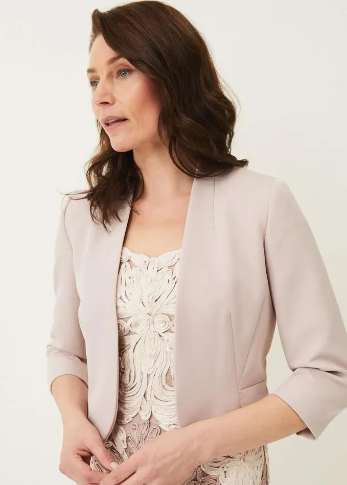 Phase Eight Taylor Occasion Jacket Taupe Women Jackets