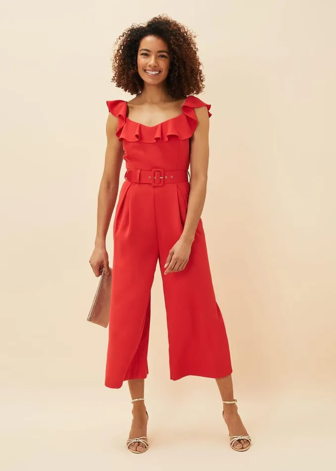Phase Eight Tazanna Wide Leg Jumpsuit Fire Women Dresses