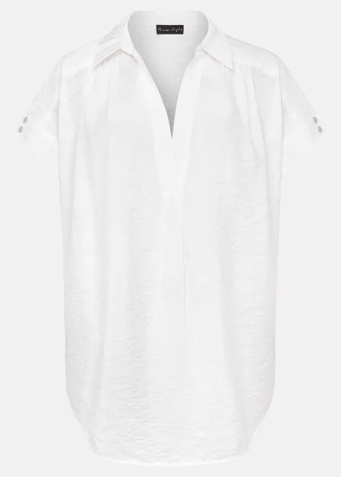 Phase Eight Thea VNeck Shirt Ivory Women Shirts and Blouses