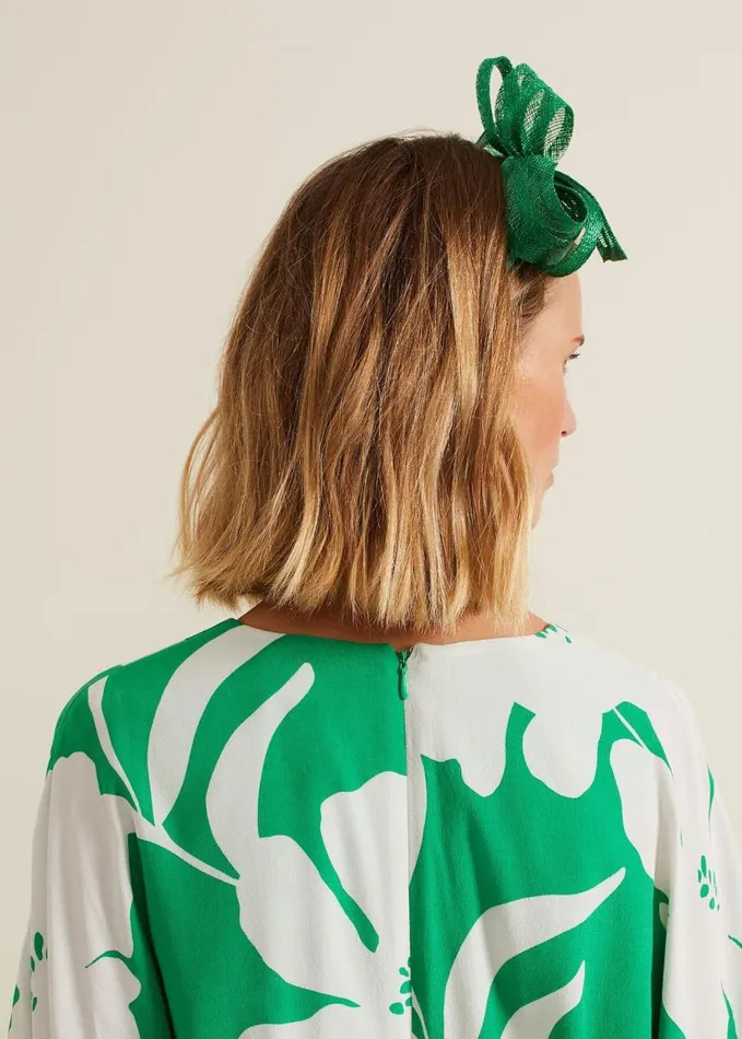 Phase Eight Twist Bow Headband Green Women Fascinators and Hats