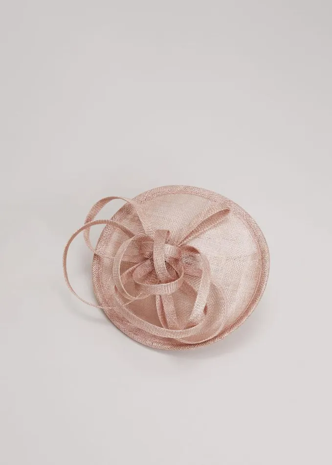 Phase Eight Twist Top Mini Disc Fascinator Neutral Women Fascinators and Hats