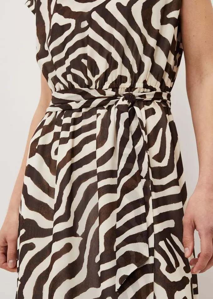 Phase Eight Zalaya Zebra Print Maxi Dress Multicoloured Women Dresses