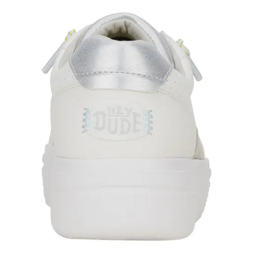 Platforms heydude Apparel Hudson Lift Sport Shimmer WhiteDawn Blue