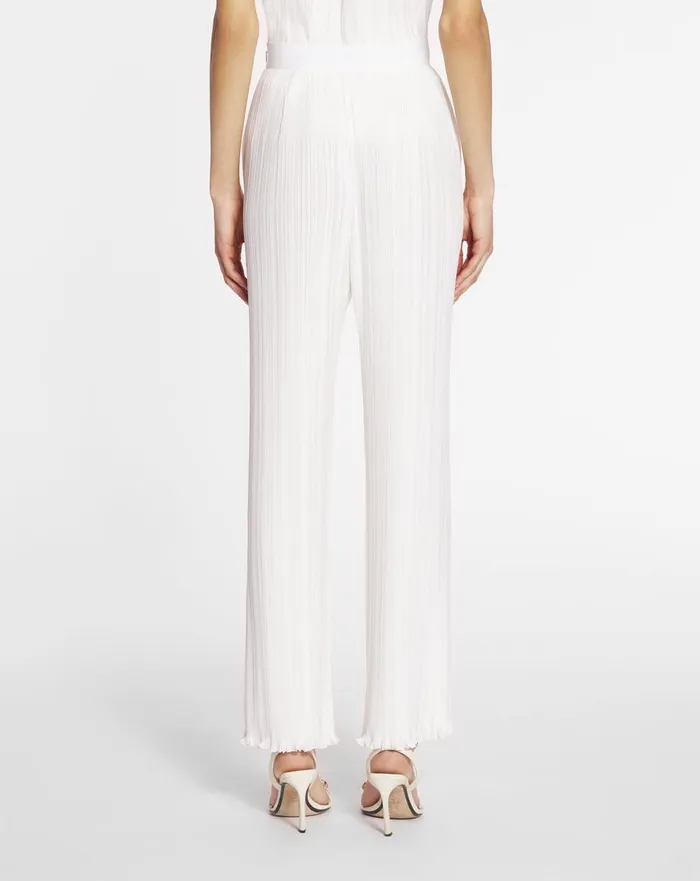 Pleated Pants Off White Women Lanvin Pants Pleated Pants Off White Women Lanvin Pants