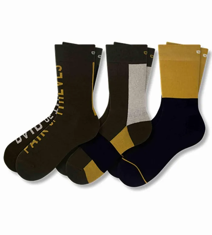 Ready For Everything Crew Olive Socks 3 Pack Men Pair Of Thieves Crew