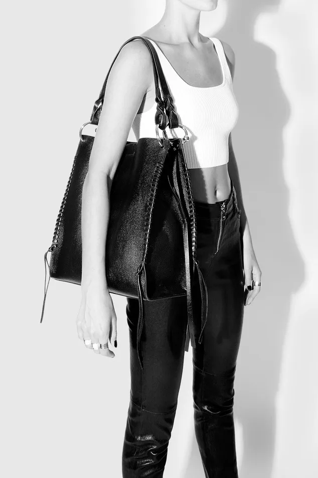 Rebecca Minkoff Boheme Tote Black Women Tote Bags