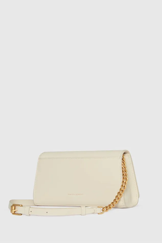 Rebecca Minkoff Curb Link Crossbody Porcelain Women Crossbody Bags